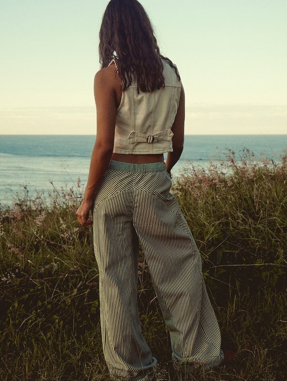 We The Free Free People  Milo striped pull-on jeans